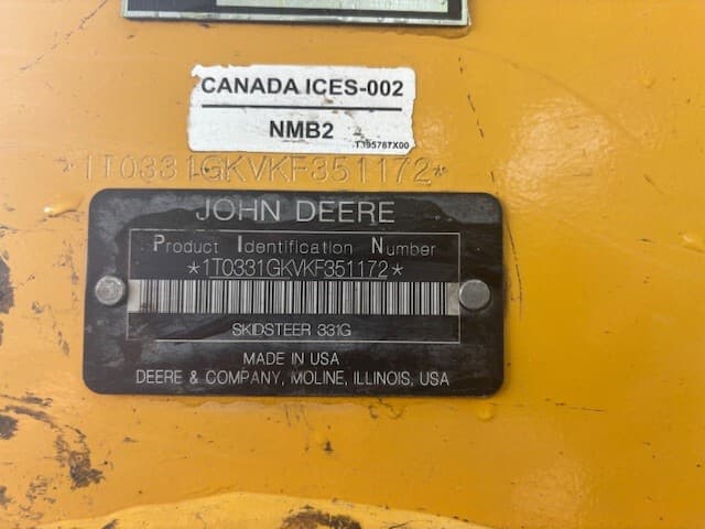 2019 John Deere 331G Image