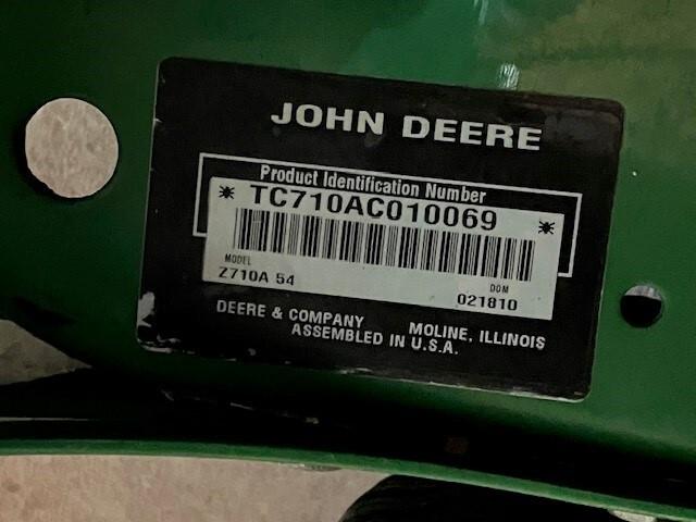 2010 John Deere Z710A Image