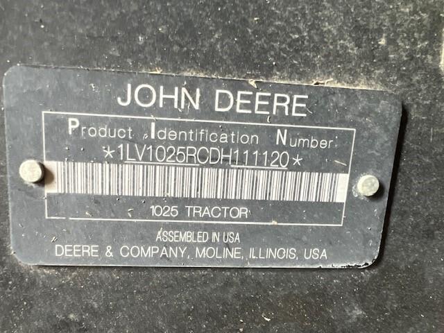 2013 John Deere 1025R Image