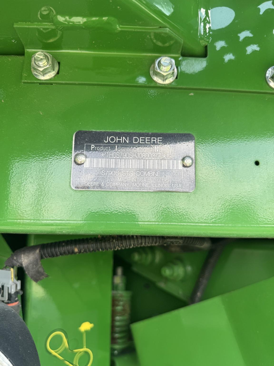 2018 John Deere S790 Image