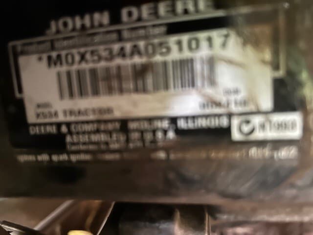 2010 John Deere X534 Image