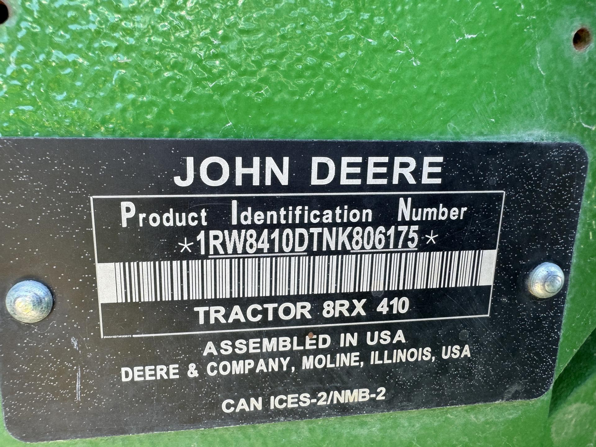 2023 John Deere 8RX 410 Image