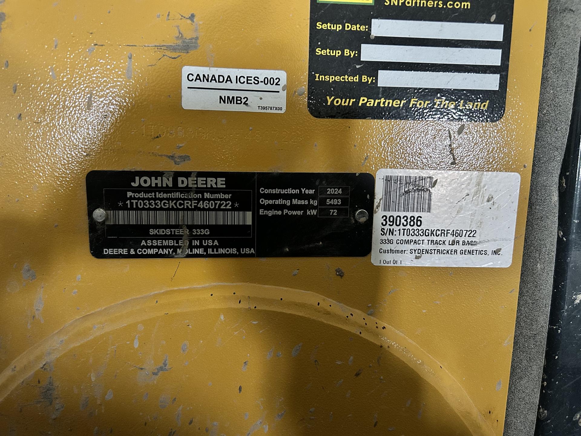 2024 John Deere 333G Image