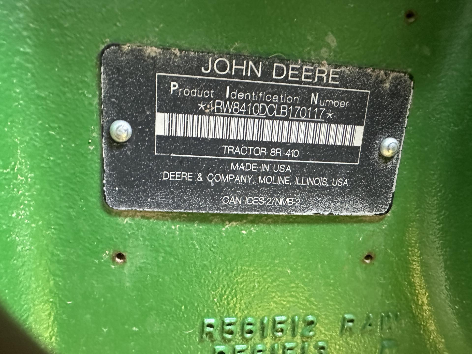 2020 John Deere 8R 410 Image