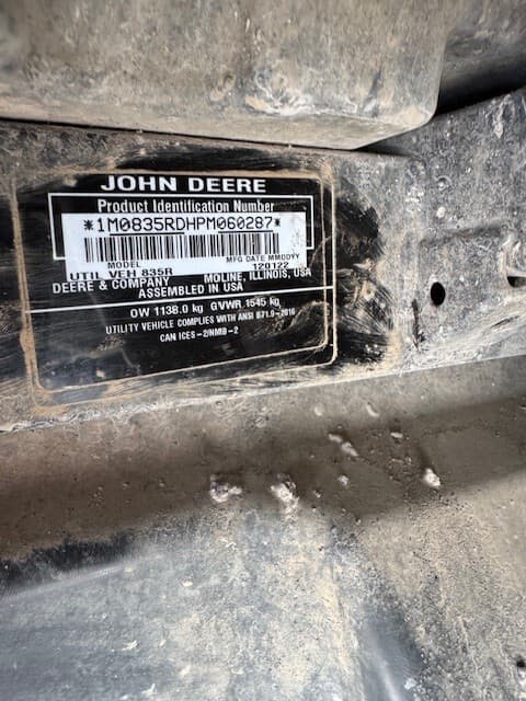 2023 John Deere XUV 835R Image
