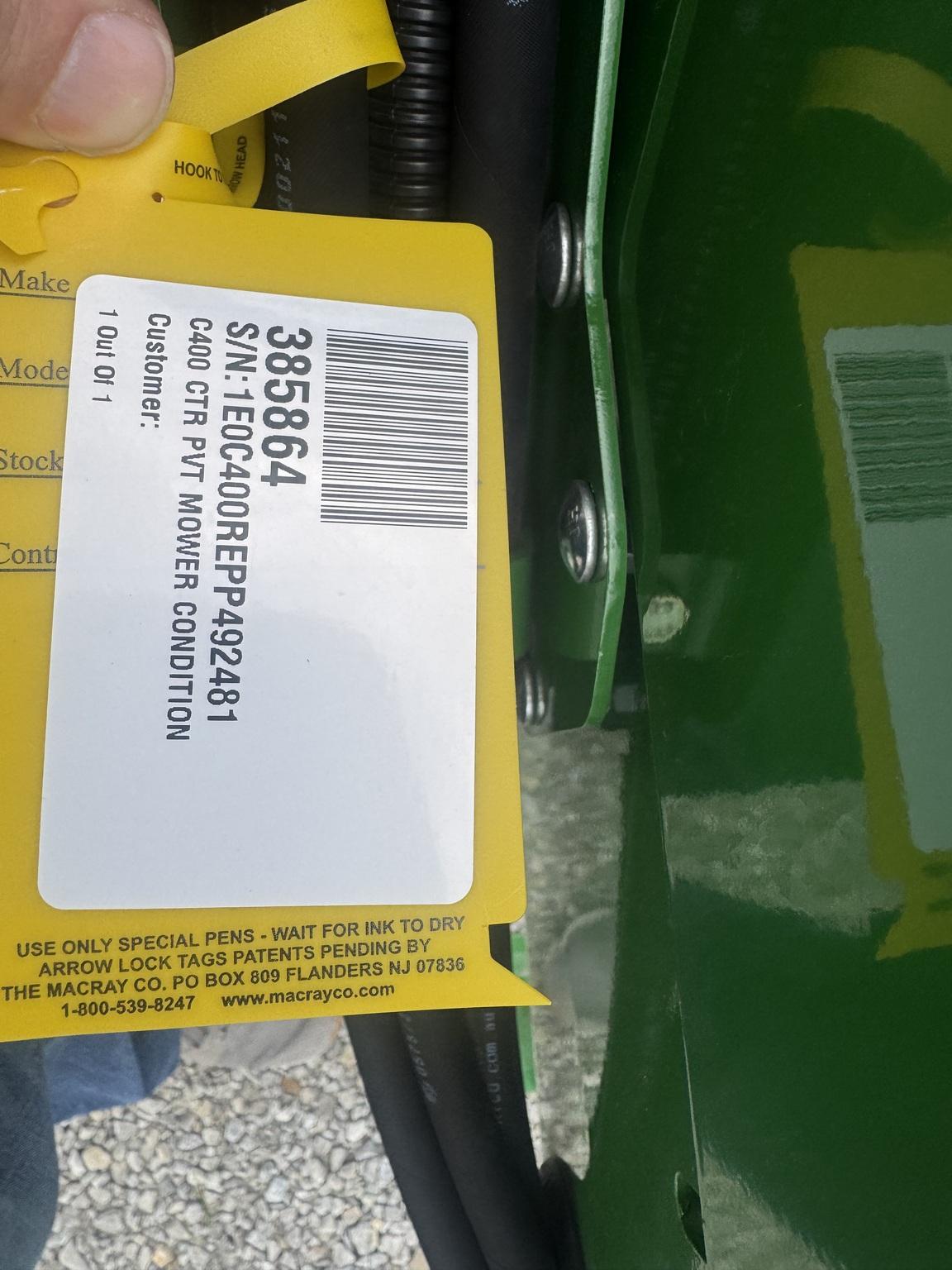 2023 John Deere C400 Image