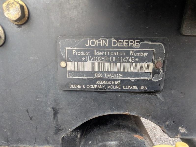 2013 John Deere 1025R Image