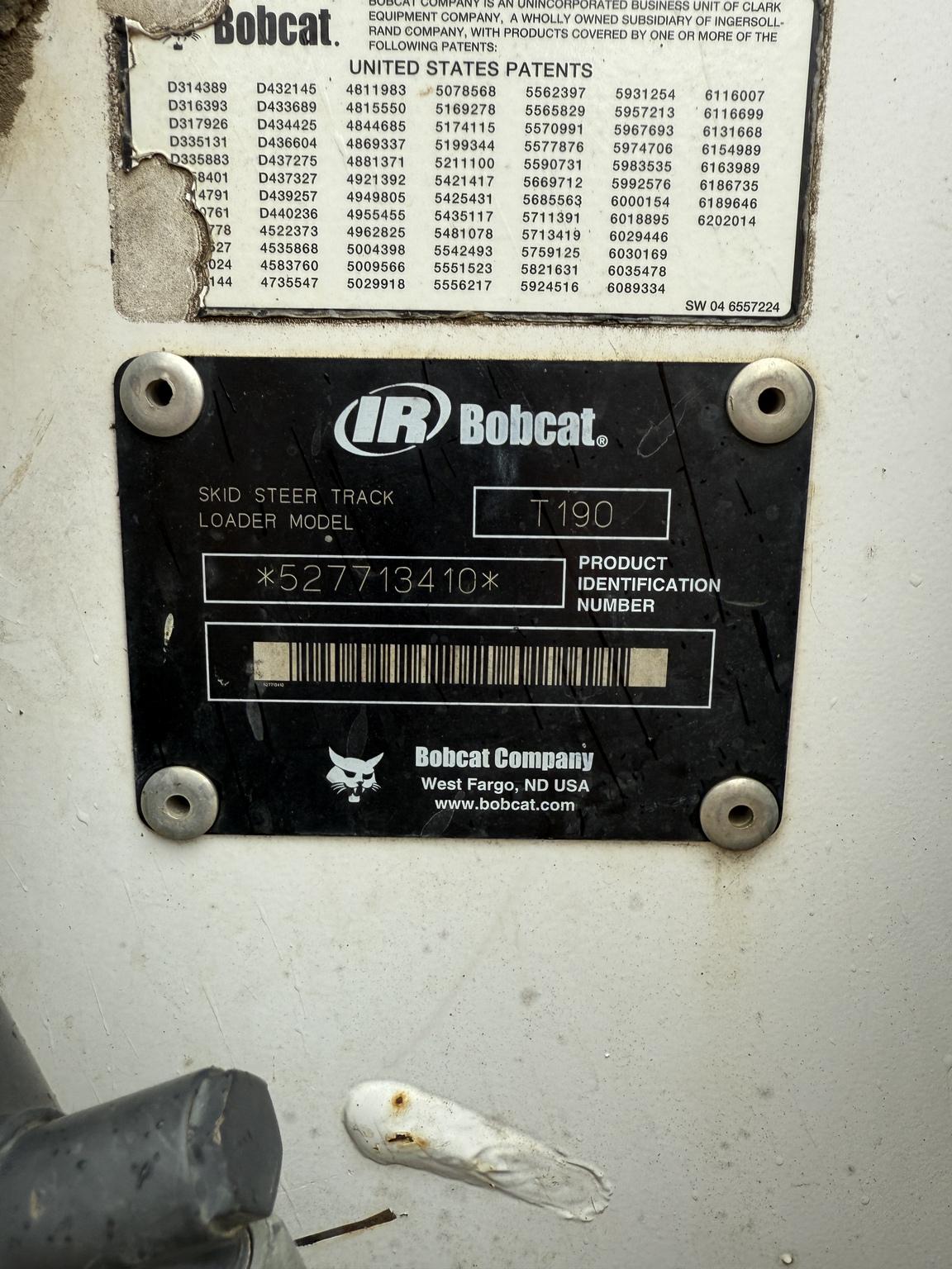 2006 Bobcat T190 Image