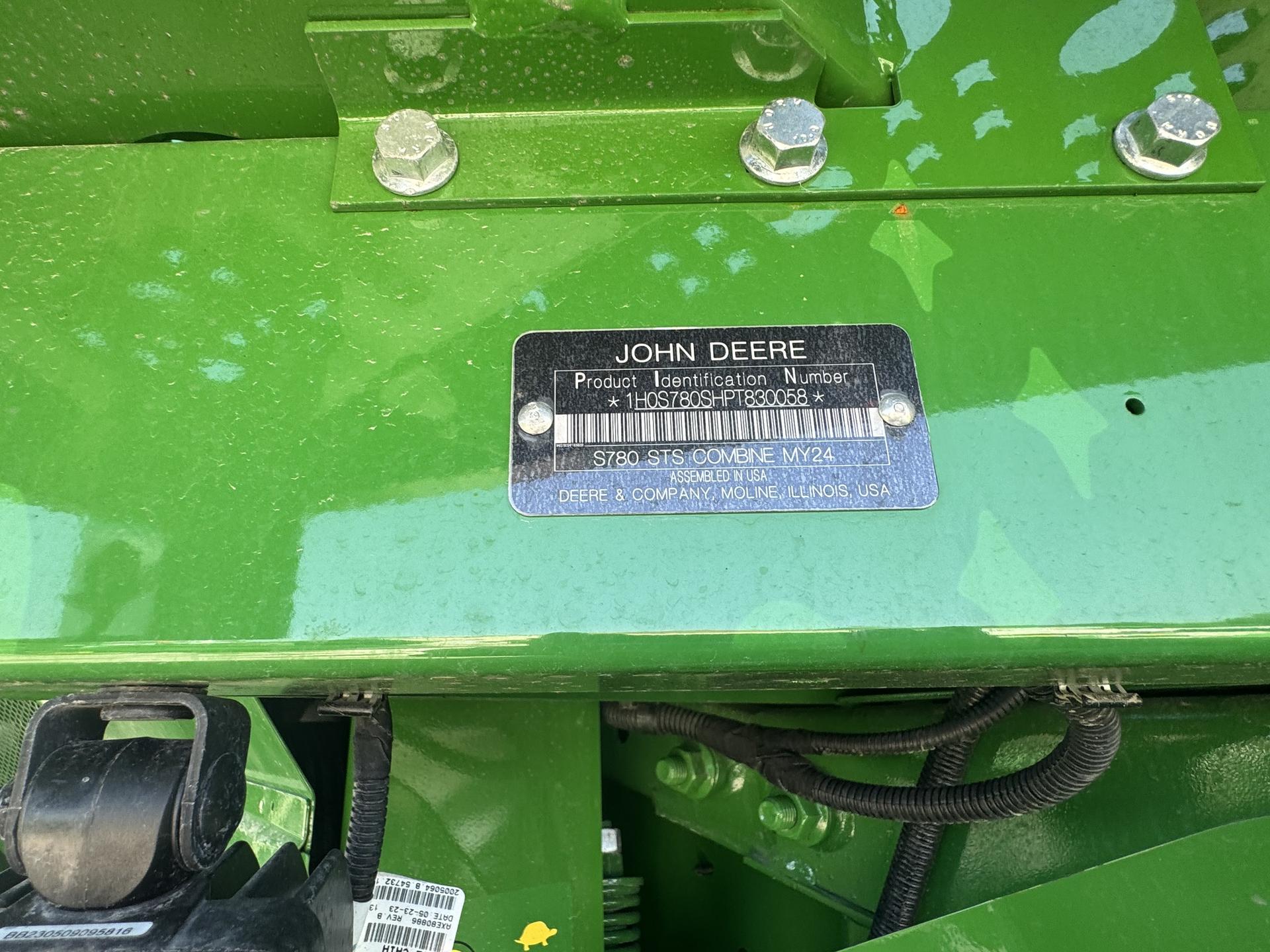 2024 John Deere S780 Image