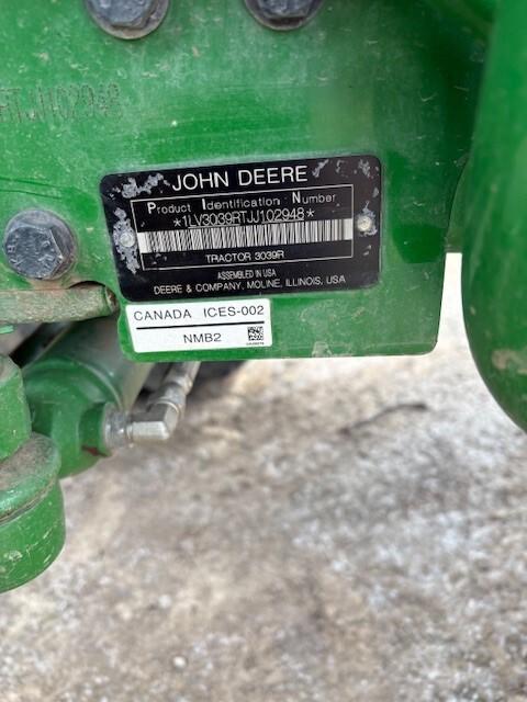 2018 John Deere 3039R Image