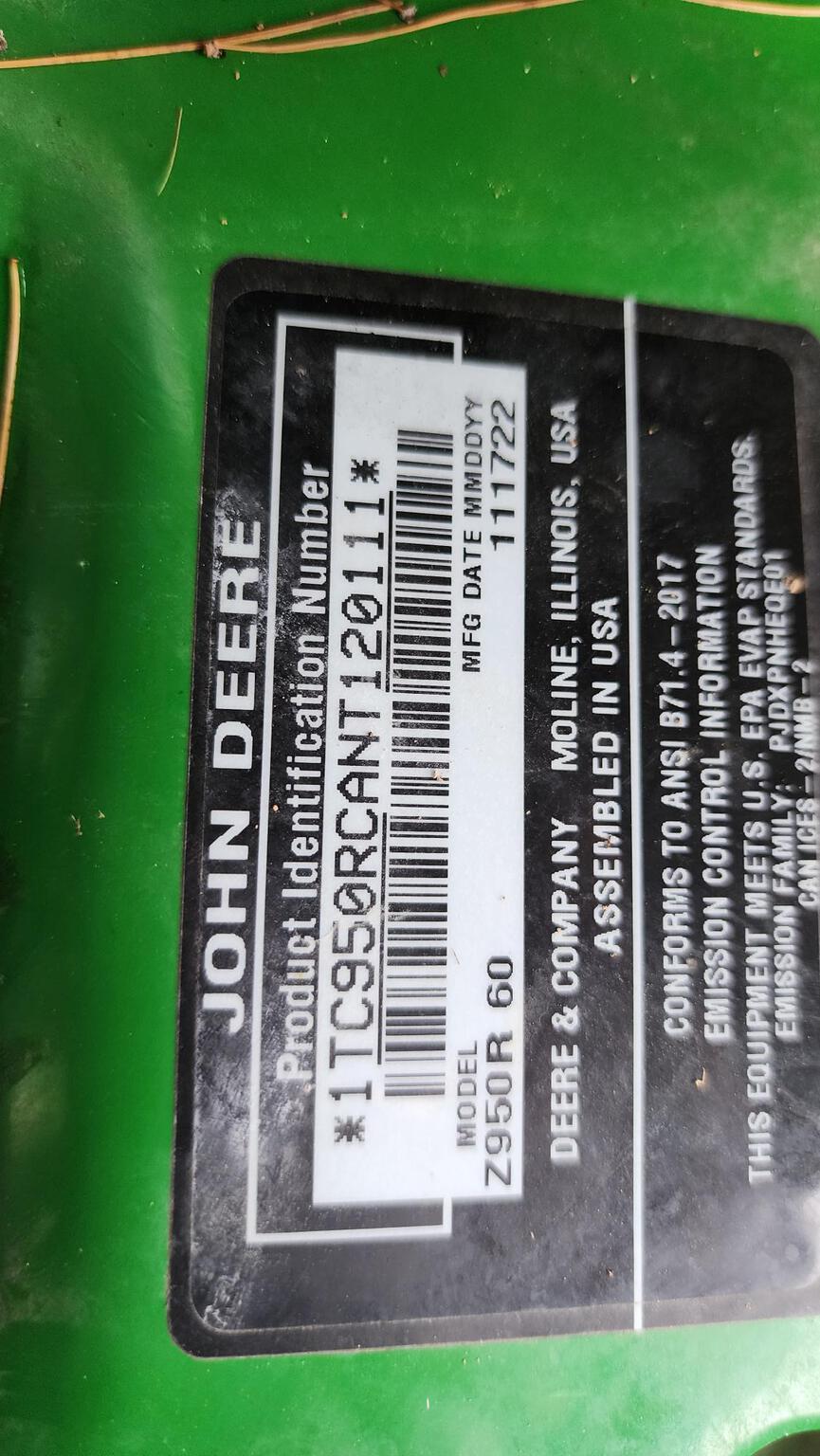 2023 John Deere Z950R Image