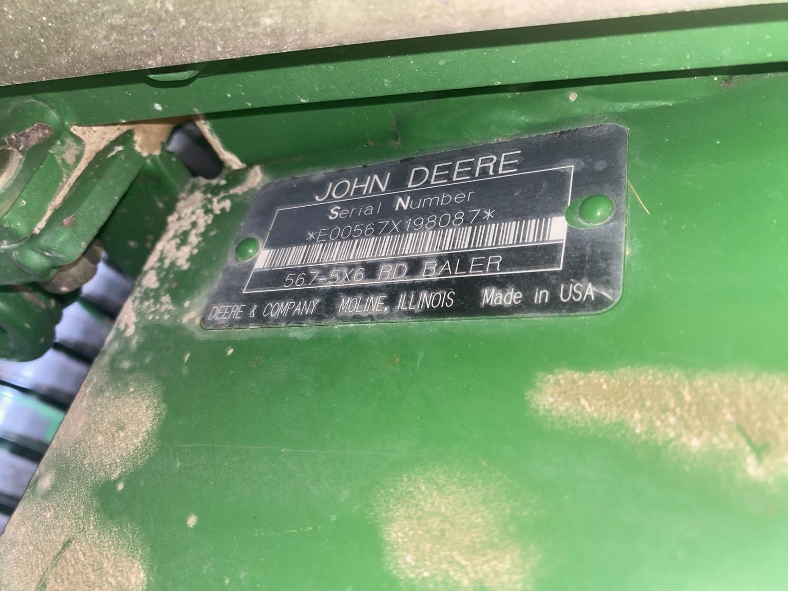 2003 John Deere 567 Image