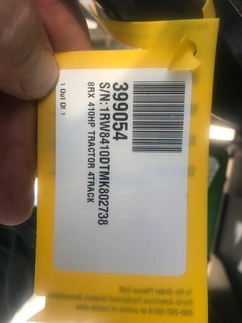 2021 John Deere 8RX 410 Image