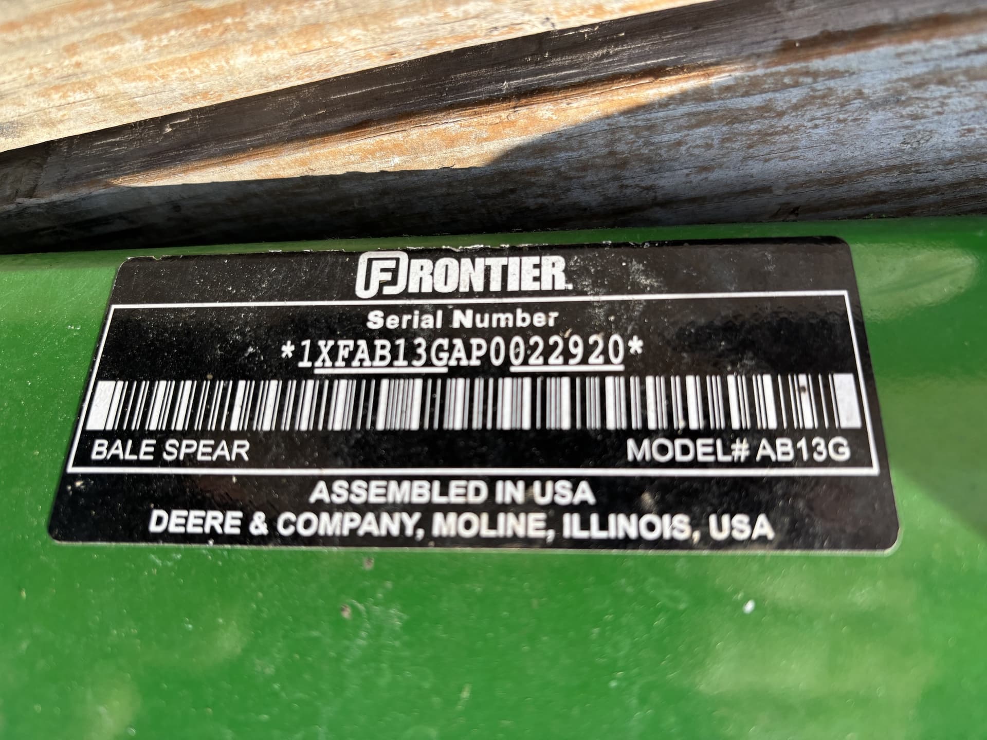 2023 John Deere AB13G Image