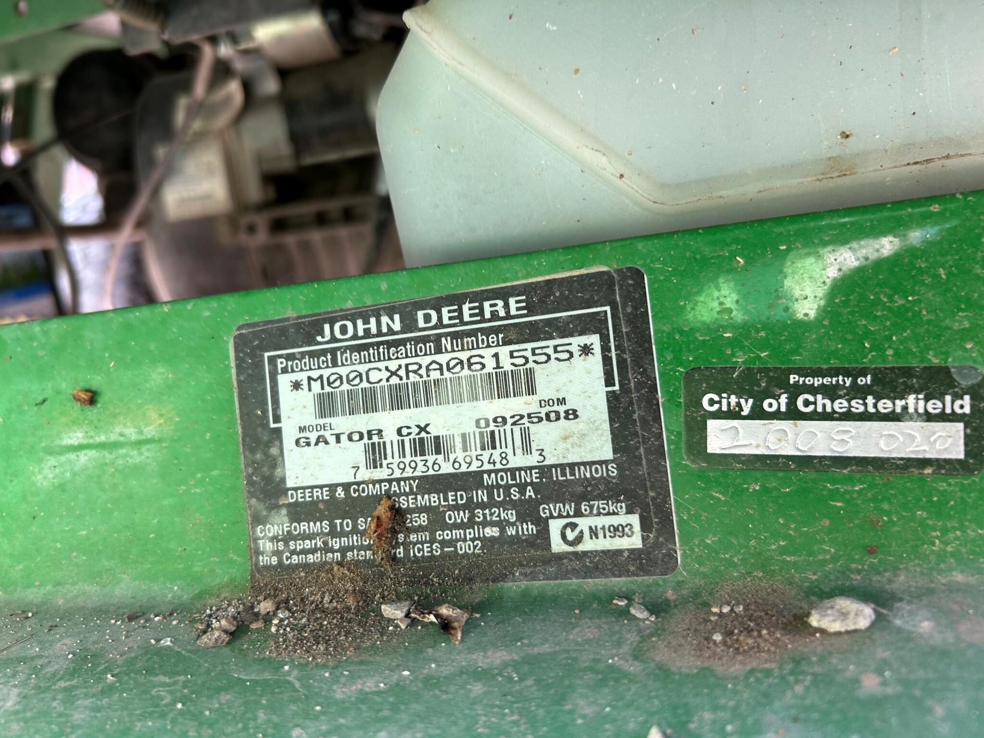2008 John Deere CX GATOR Image
