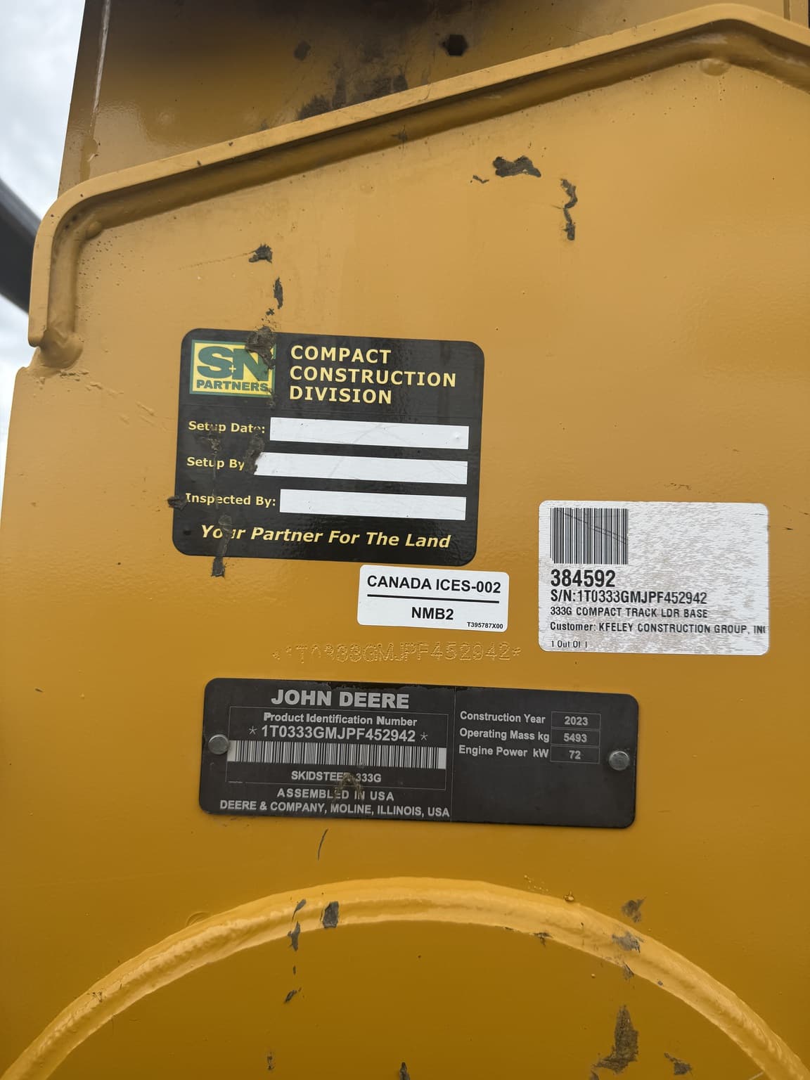 2023 John Deere 333G Image