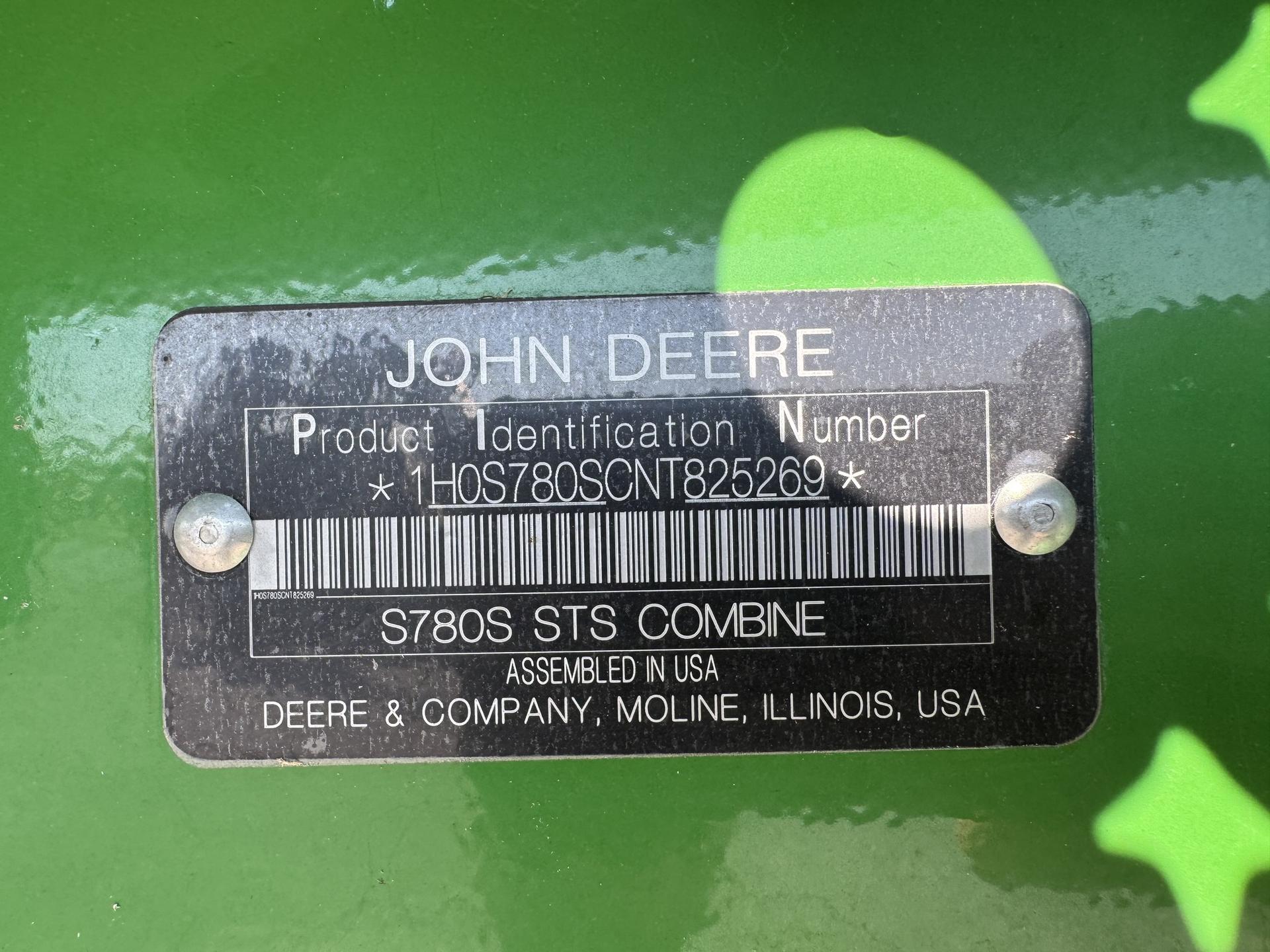 2023 John Deere S780 Image