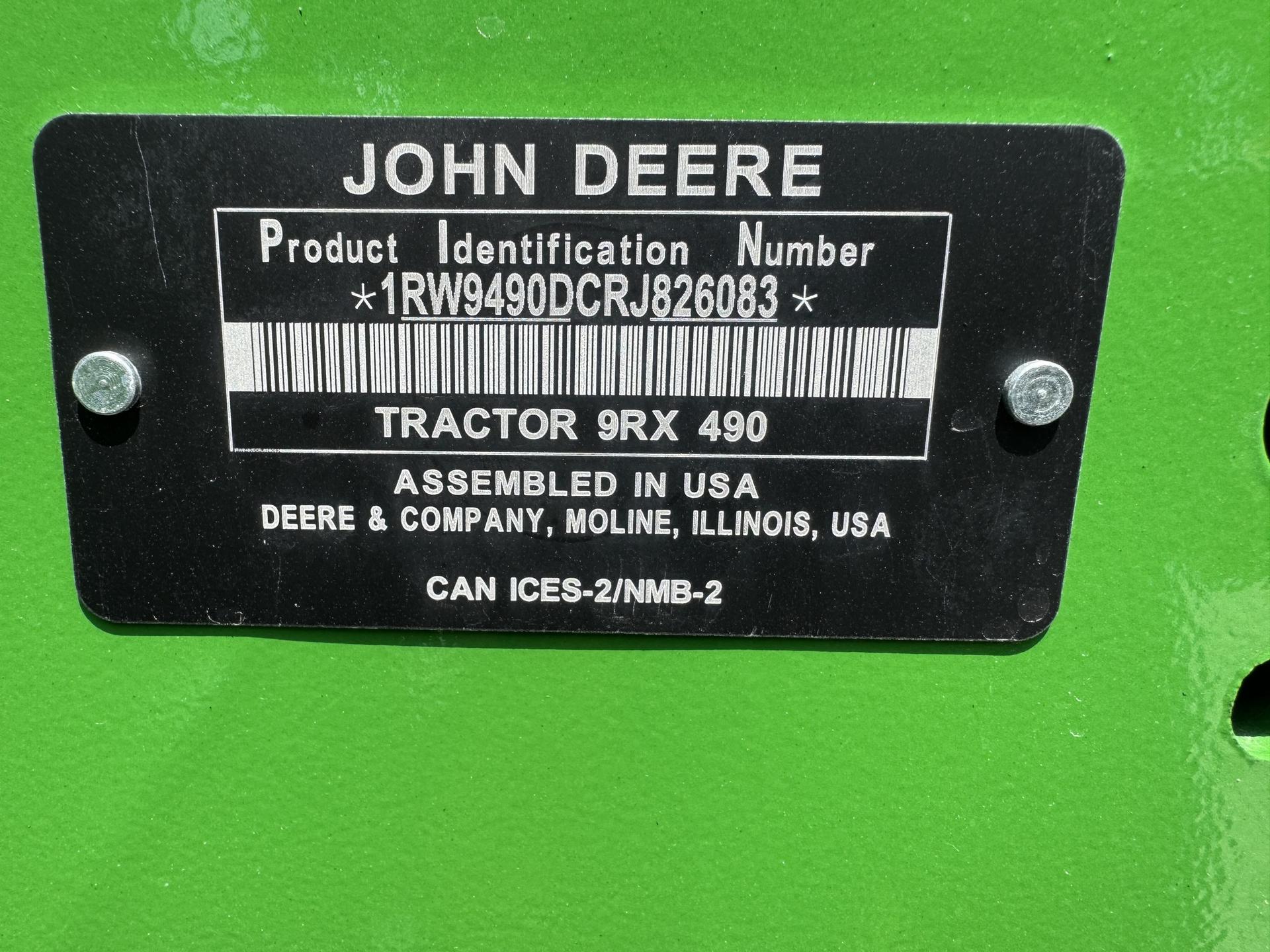 2024 John Deere 9RX 490 Image