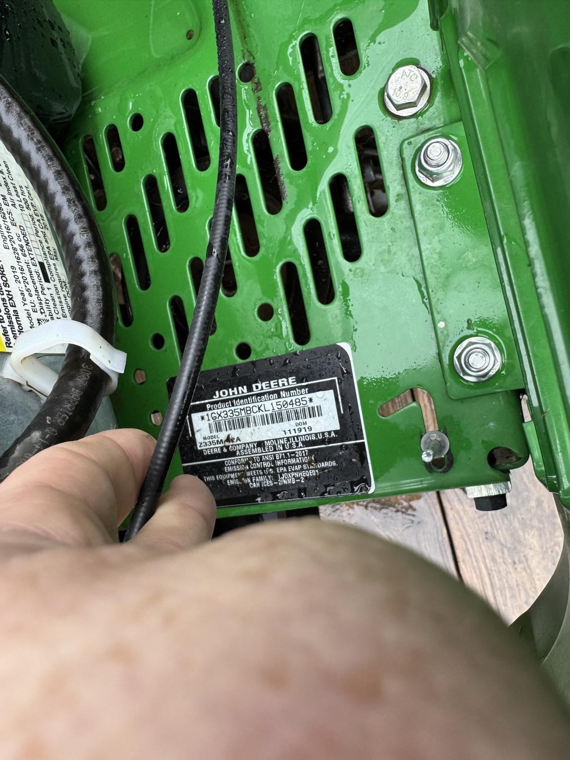 2020 John Deere Z335M Image