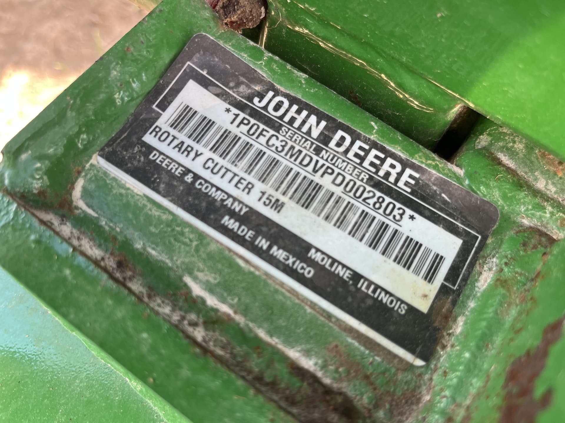 2023 John Deere FC15M Image