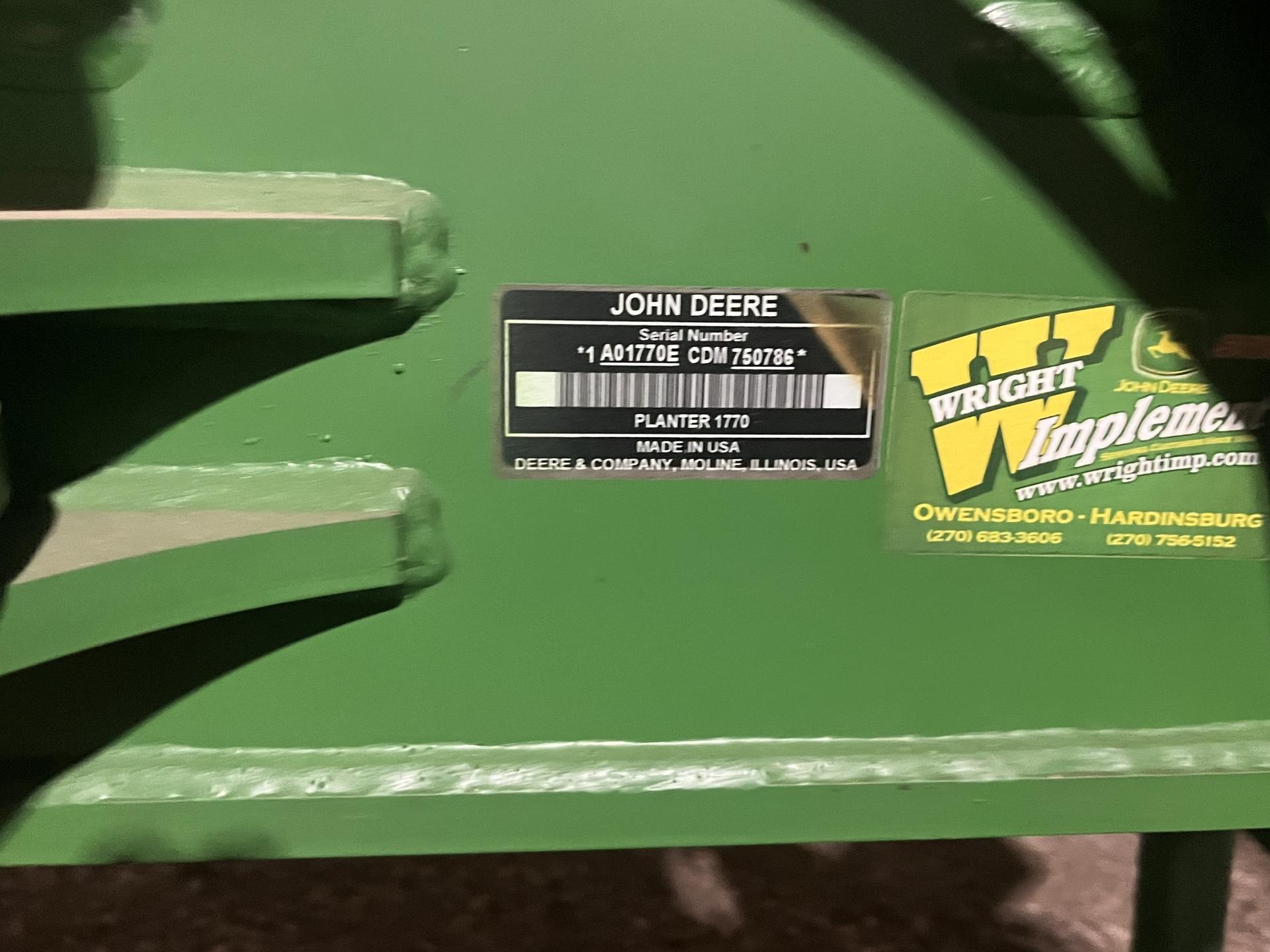 2013 John Deere 1770NT CCS Image