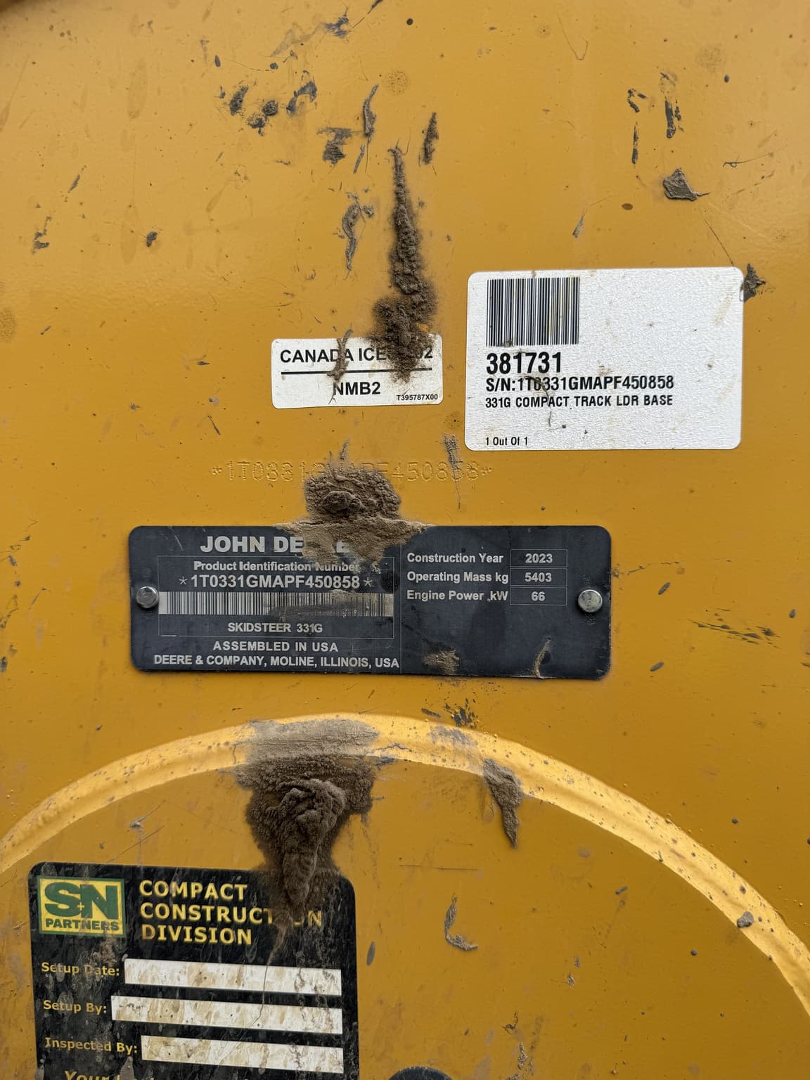 2023 John Deere 331G Image
