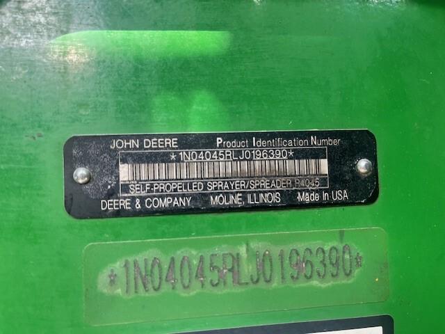 2019 John Deere R4045 Image