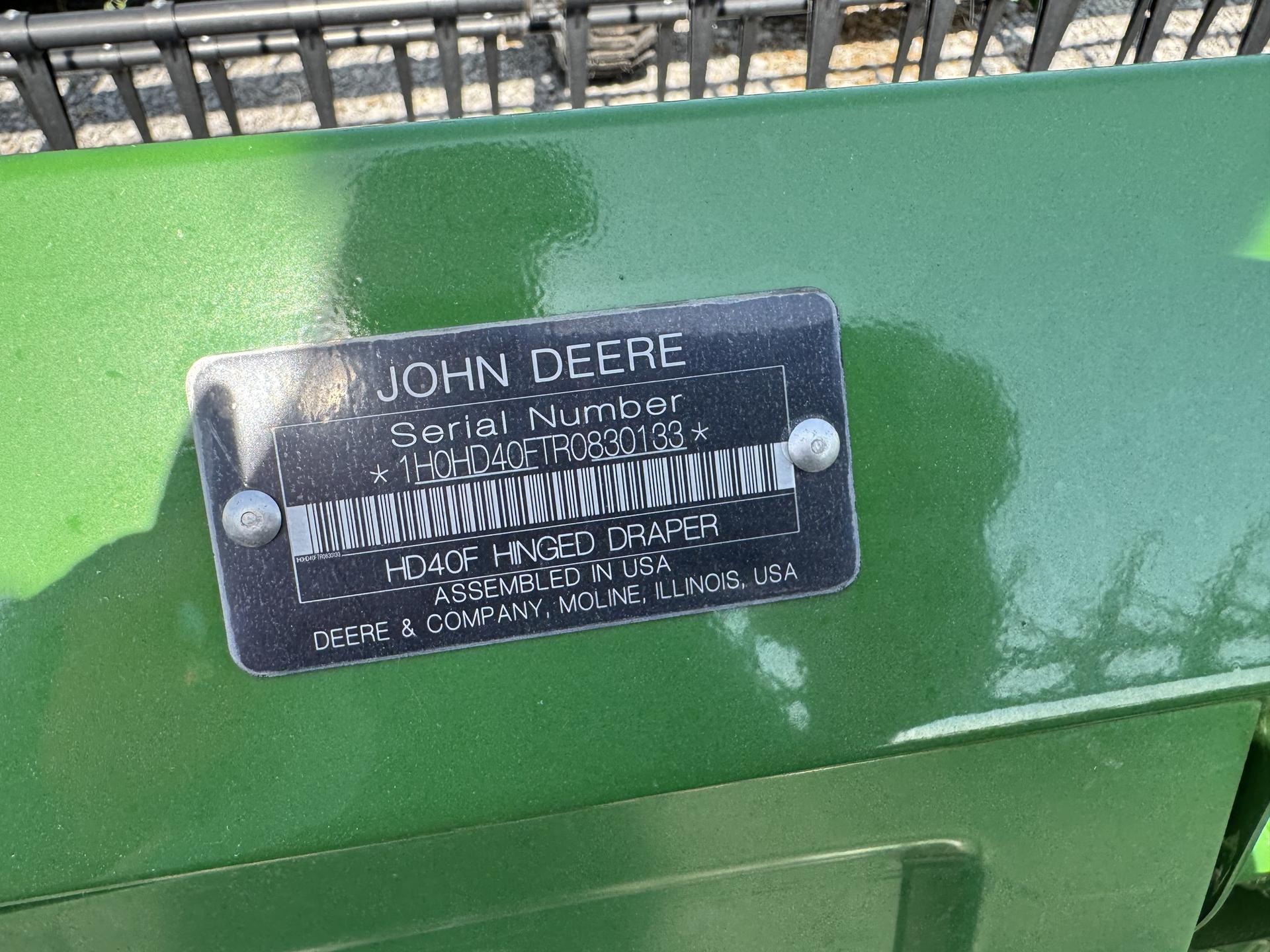 2024 John Deere HD40F Image