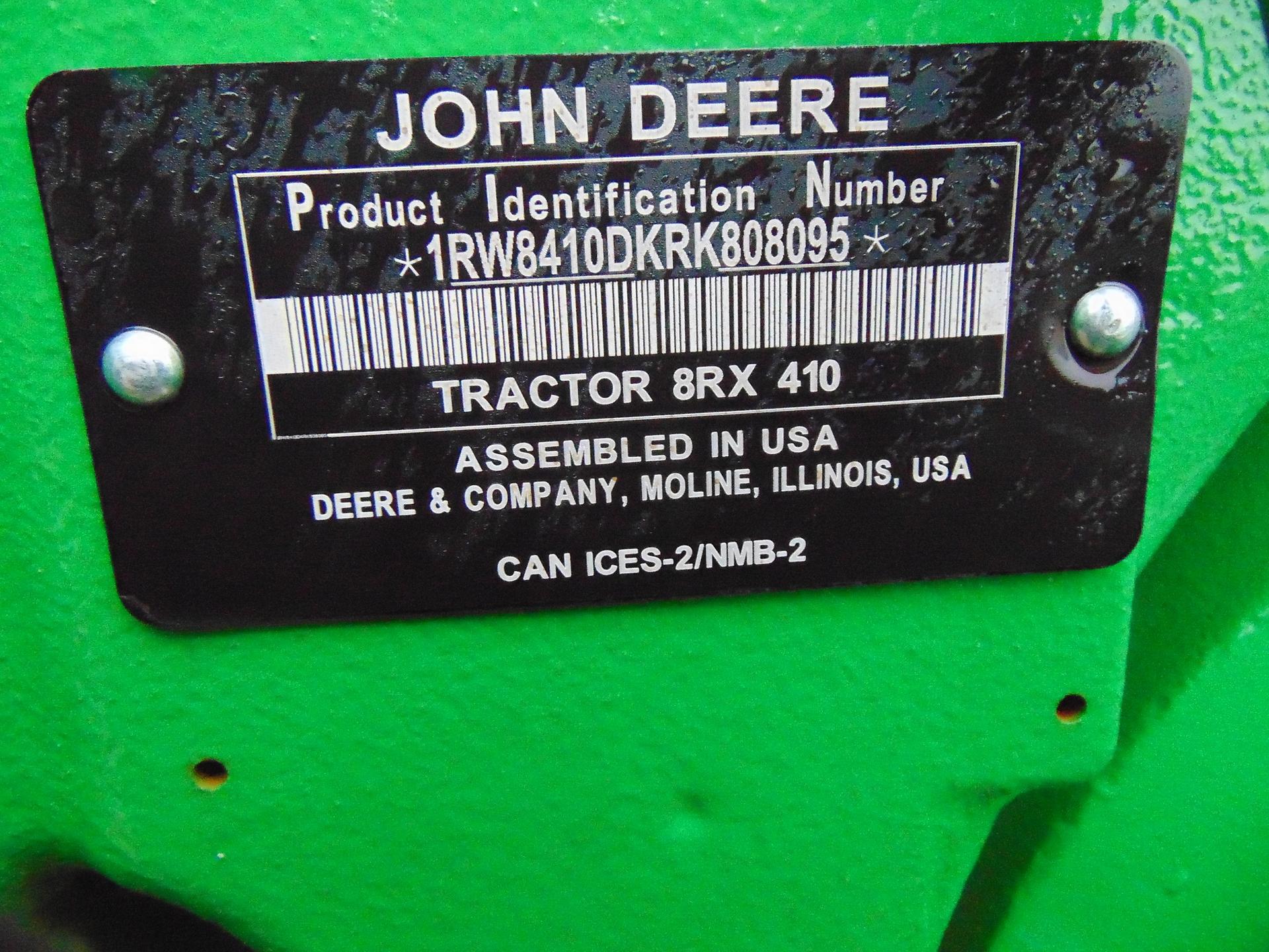 2024 John Deere 8RX 410 Image