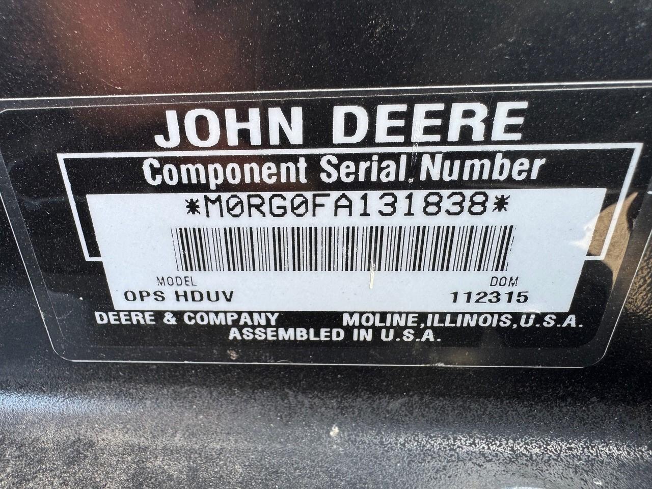 2016 John Deere XUV 825I CAMO Image