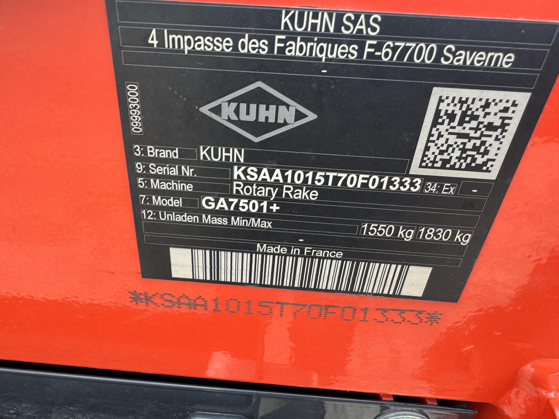 2023 Kuhn GA7501+ Image