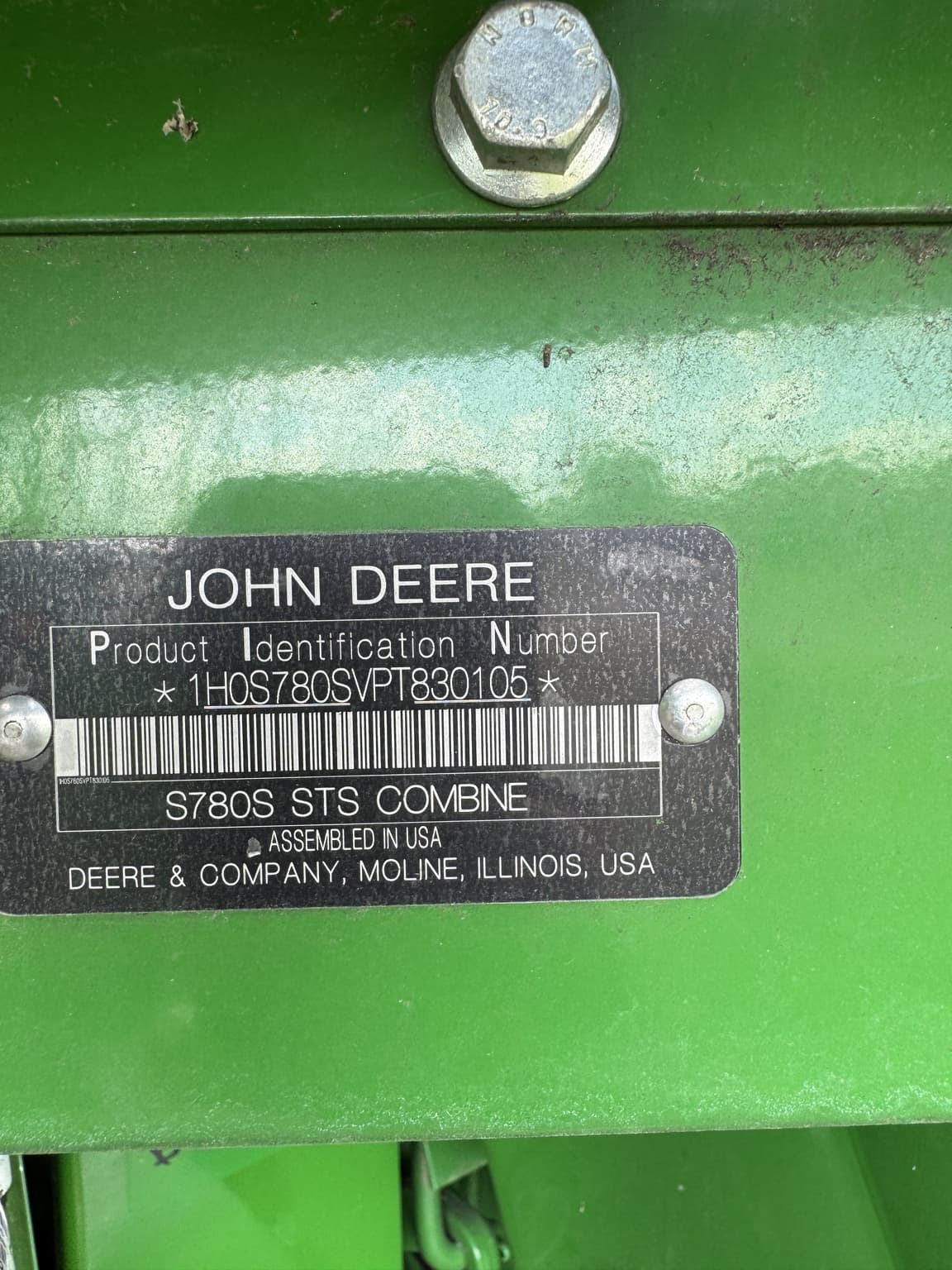 2024 John Deere S780 Image
