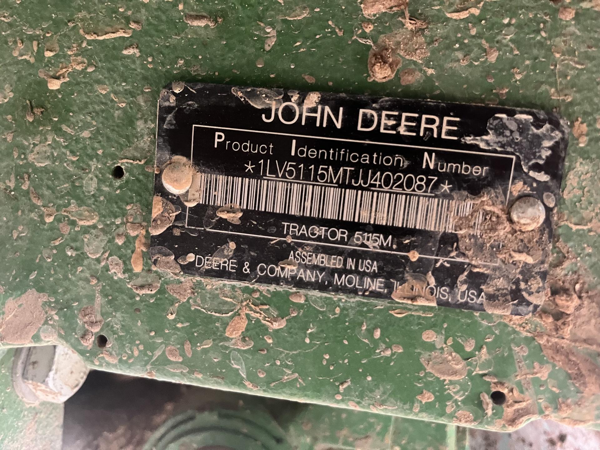 2018 John Deere 5115M Image
