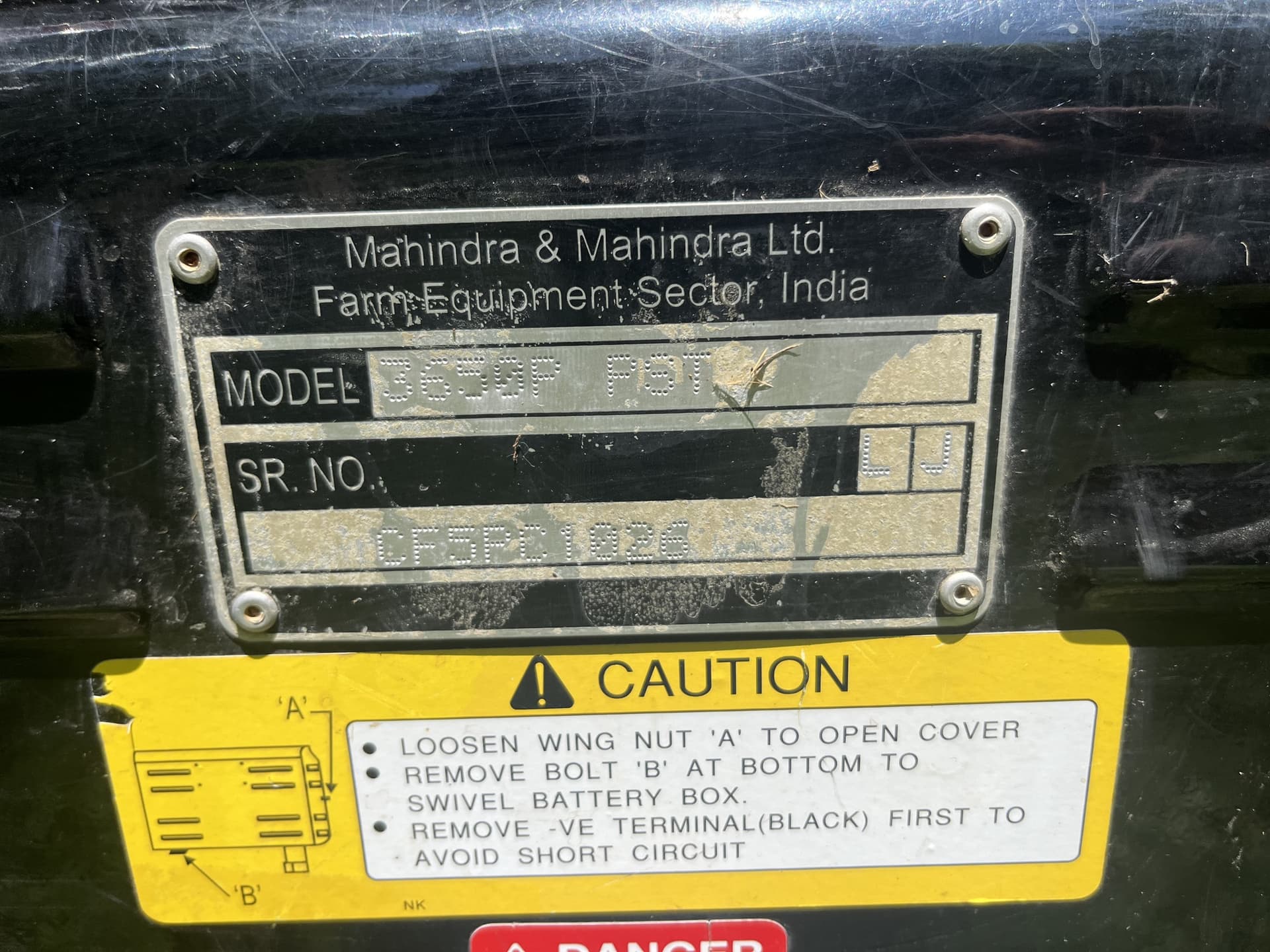 2020 Mahindra 3650 Image