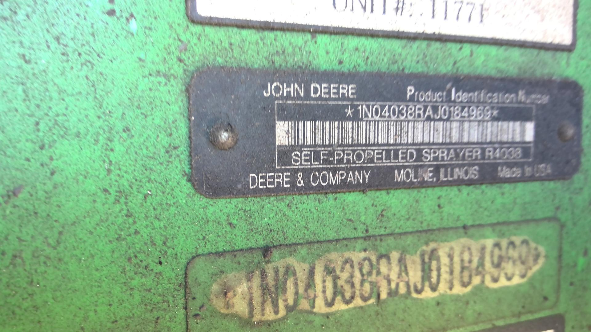 2018 John Deere R4038 Image