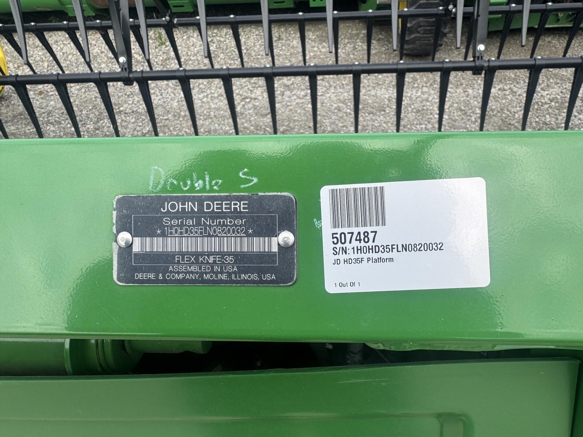 2022 John Deere HD35F Image