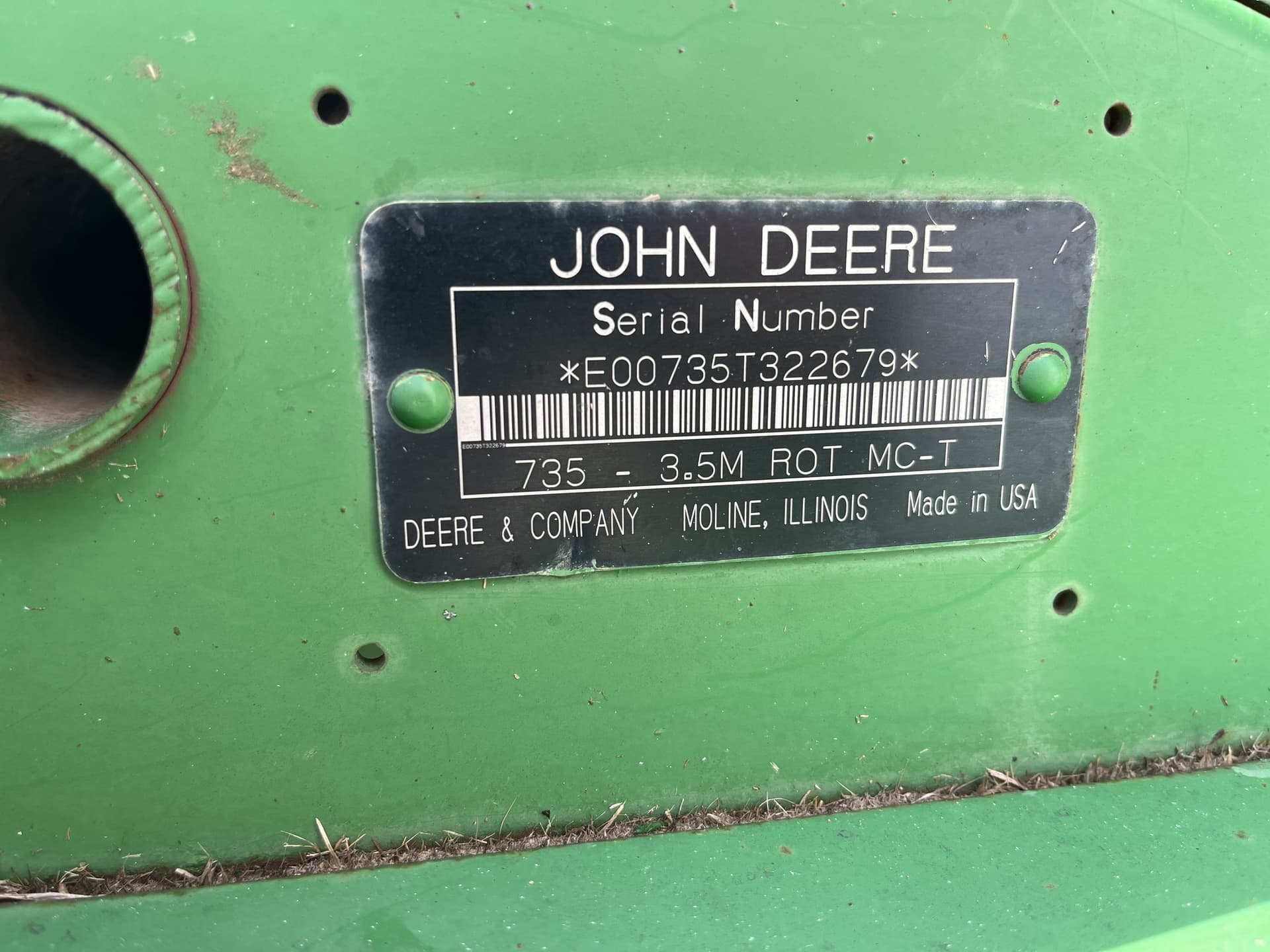 2006 John Deere 735 Image