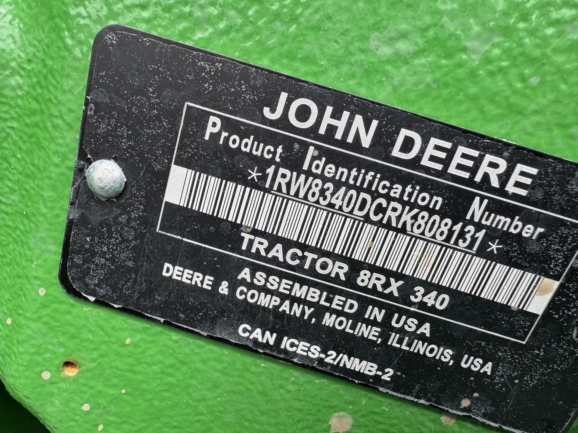 2024 John Deere 8RX 340 Image