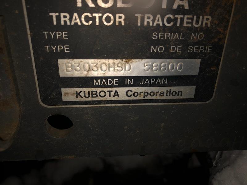 2005 Kubota B3030 Image