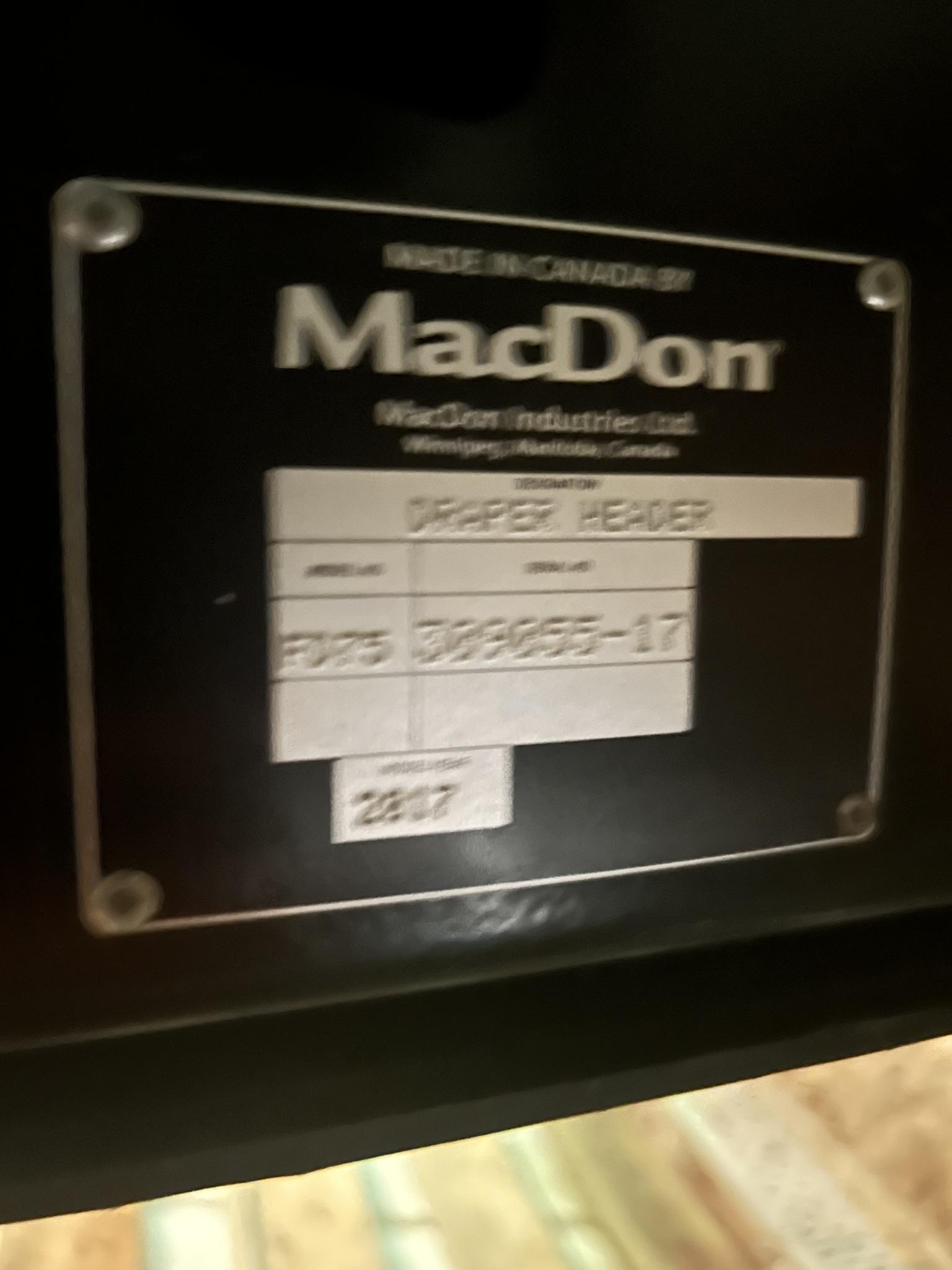 2017 MacDon FD75-40 Image