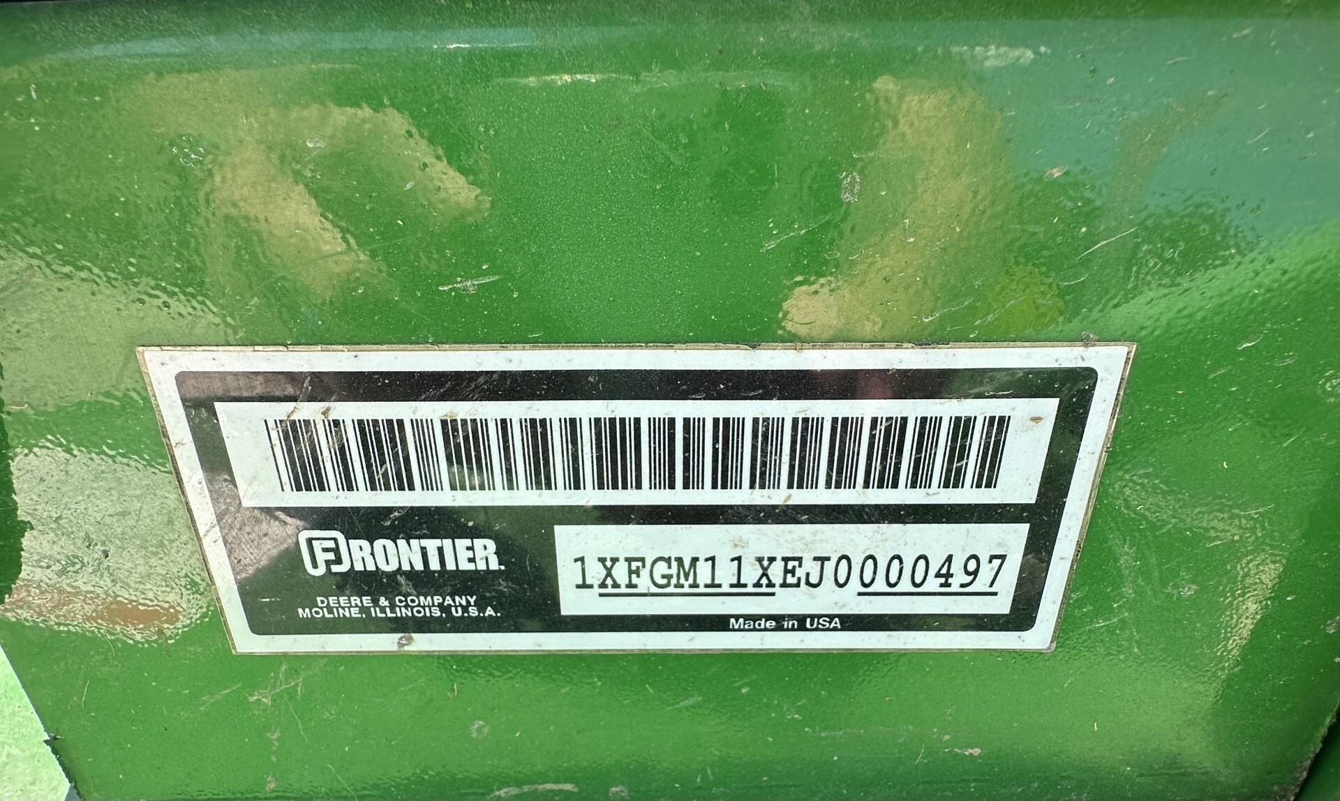 2018 John Deere GM1190R Sydenstricker Nobbe Partners