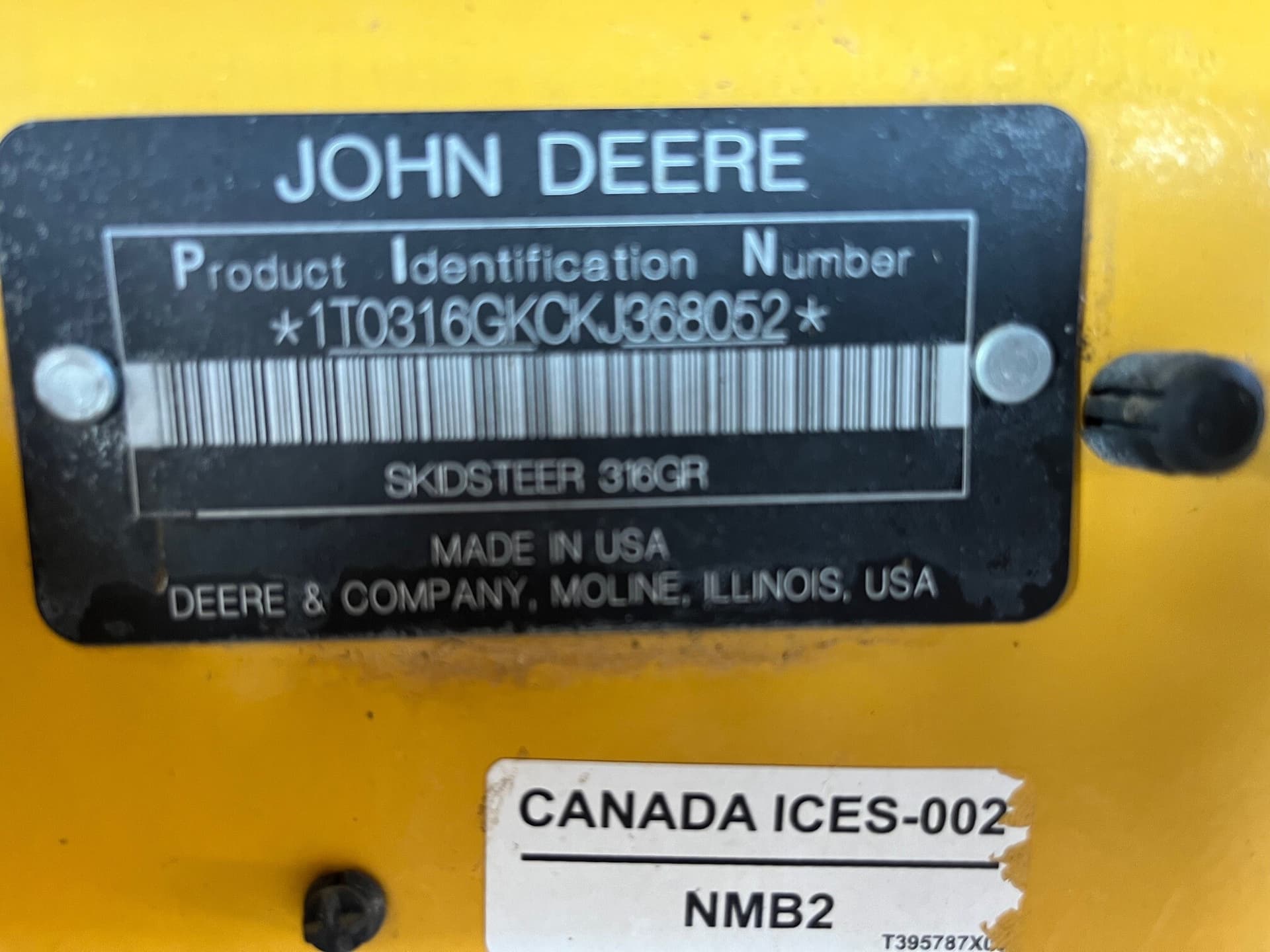 2020 John Deere 316GR Image