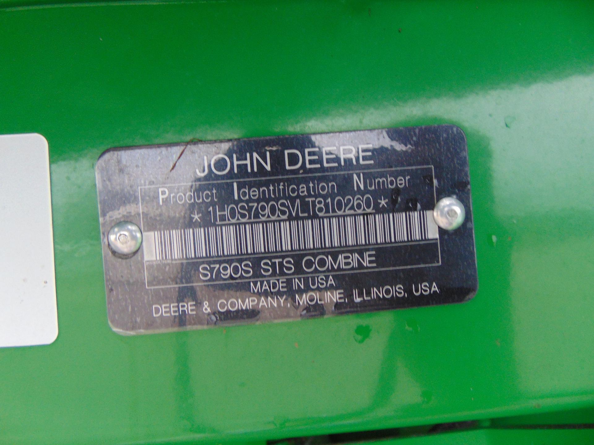 2020 John Deere S790 Image