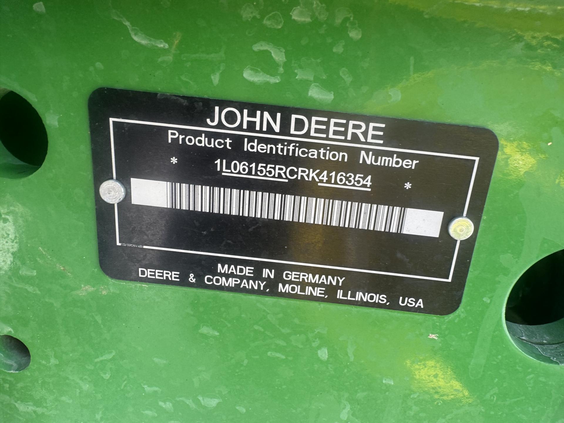2024 John Deere 6R 155 Image