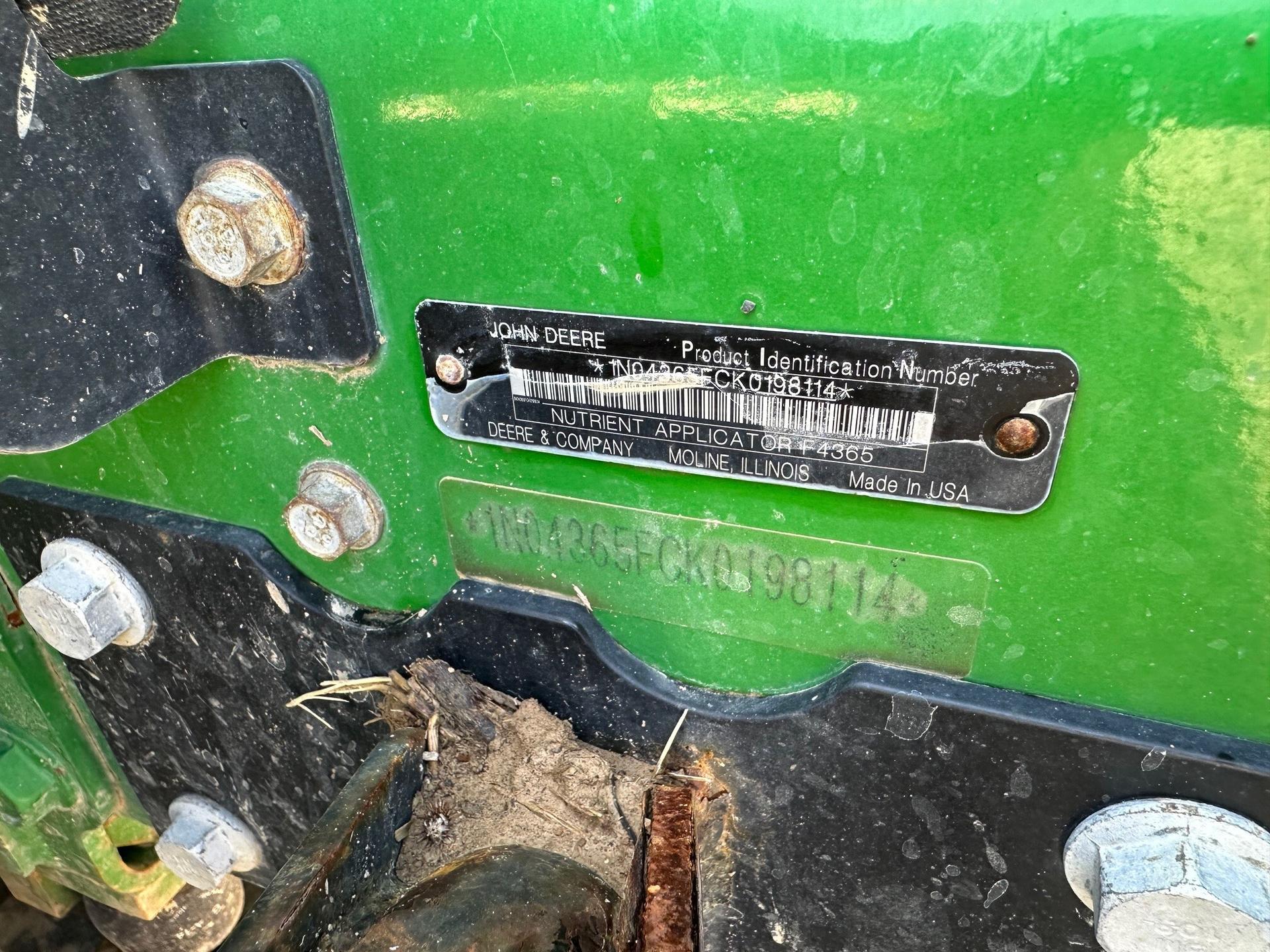 2019 John Deere F4365 Image