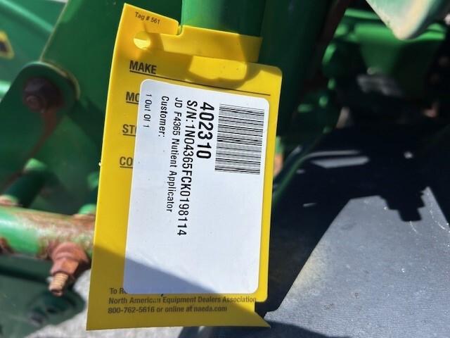 2019 John Deere F4365 Image