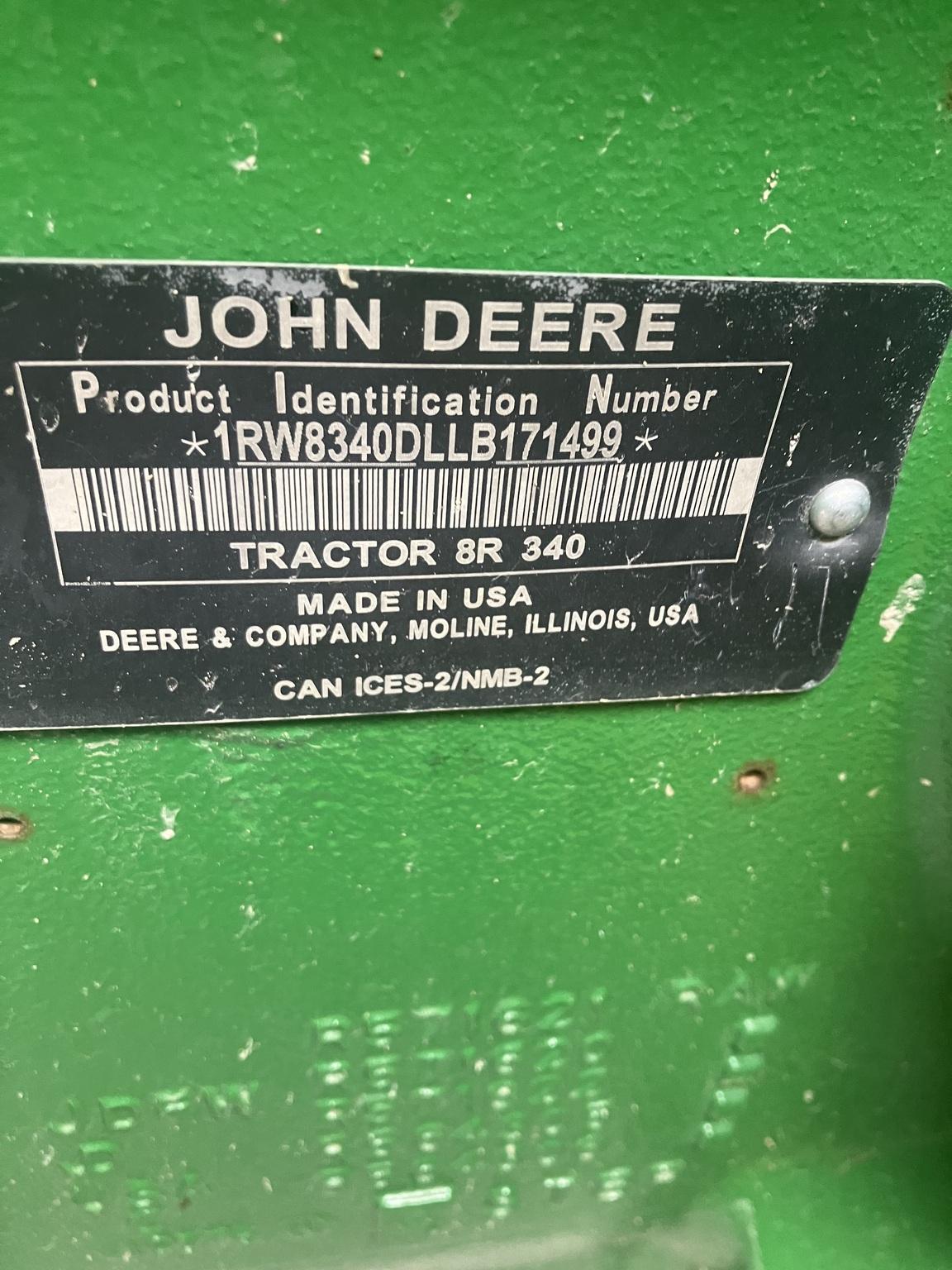 2020 John Deere 8R 340 Image