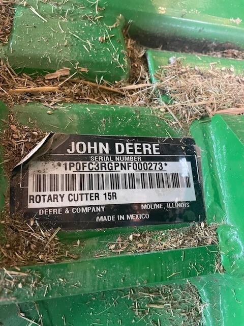 2022 John Deere FC15R Image