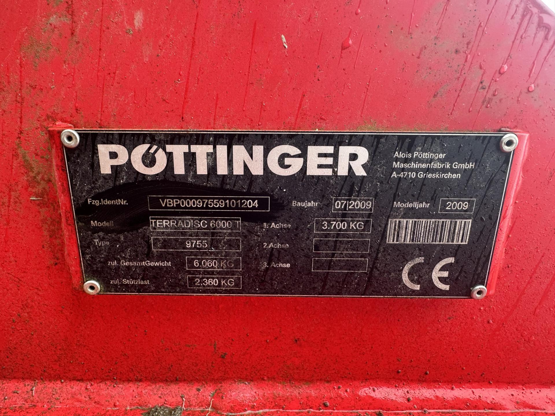 2009 Pottinger TERRADISC 6000T Image