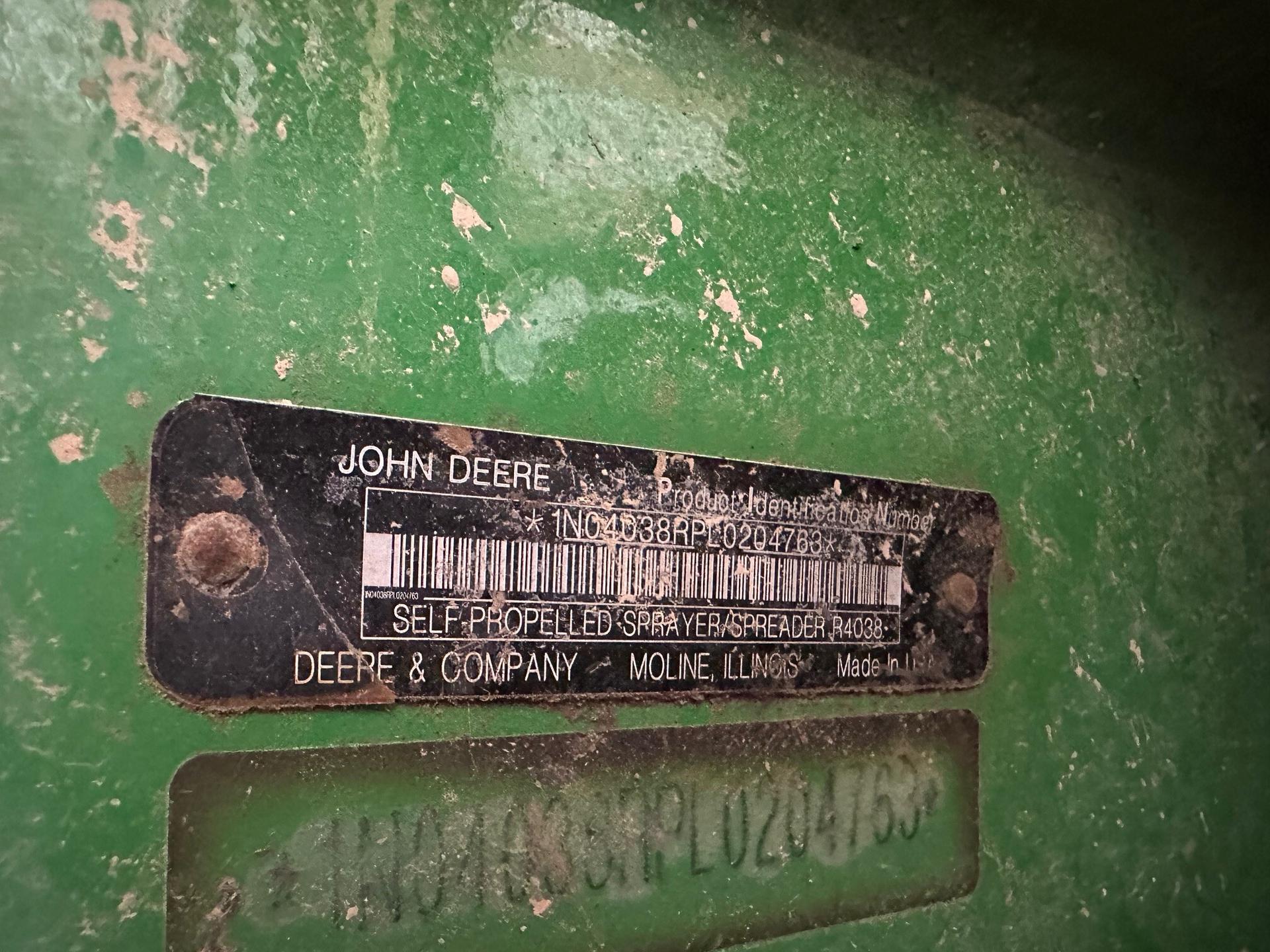 2020 John Deere R4038 Image